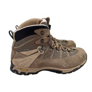 Asolo Mens Size 10.5 Brown SPYRE GV Gore Tex Vibram Sole Waterproof Hiking Boots